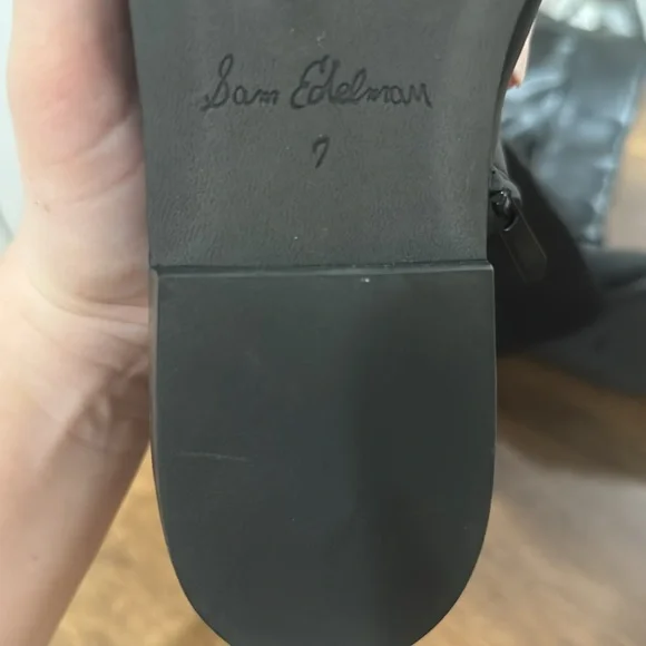 Sam Edelman Black Tall Heeled Boots - Picture 9 of 9